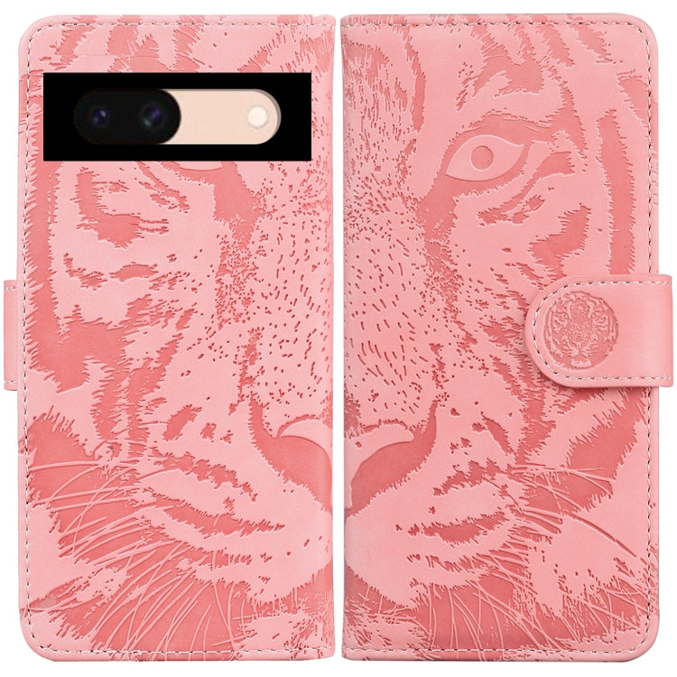 Tiger Embossing Pattern Flip Leather Phone Case, For Google Pixel 10a, For Google Pixel 9a, For Google Pixel 9 Pro 5G, For Google Pixel 9, For Google Pixel 8a