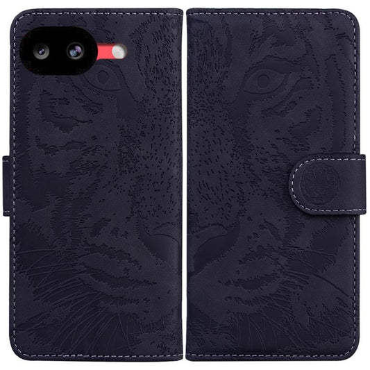 Tiger Embossing Pattern Flip Leather Phone Case, For Google Pixel 10a, For Google Pixel 9a, For Google Pixel 9 Pro 5G, For Google Pixel 9, For Google Pixel 8a