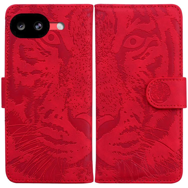 Tiger Embossing Pattern Flip Leather Phone Case, For Google Pixel 10a, For Google Pixel 9a, For Google Pixel 9 Pro 5G, For Google Pixel 9, For Google Pixel 8a