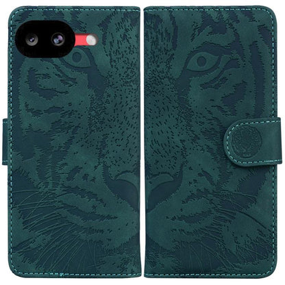 Tiger Embossing Pattern Flip Leather Phone Case, For Google Pixel 10a, For Google Pixel 9a, For Google Pixel 9 Pro 5G, For Google Pixel 9, For Google Pixel 8a