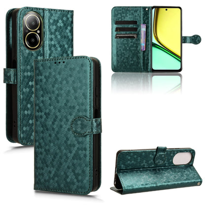Honeycomb Dot Texture Leather Phone Case, For Realme GT 7 5G Global, For Realme 14x 5G Malaysia / V70, For Realme 14 5G, For Realme 14 Pro Lite / 13 Pro Global, For Realme P3 Pro, For Realme 14 Pro+, For Realme 14 Pro, For Realme C75 4G                ...