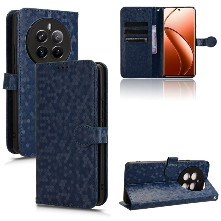 Honeycomb Dot Texture Leather Phone Case, For Realme GT 7 5G Global, For Realme 14x 5G Malaysia / V70, For Realme 14 5G, For Realme 14 Pro Lite / 13 Pro Global, For Realme P3 Pro, For Realme 14 Pro+, For Realme 14 Pro, For Realme C75 4G                ...