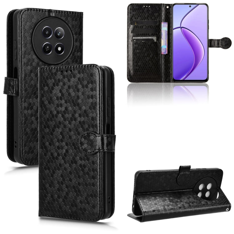 Honeycomb Dot Texture Leather Phone Case, For Realme GT 7 5G Global, For Realme 14x 5G Malaysia / V70, For Realme 14 5G, For Realme 14 Pro Lite / 13 Pro Global, For Realme P3 Pro, For Realme 14 Pro+, For Realme 14 Pro, For Realme C75 4G                ...