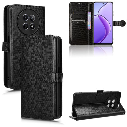 Honeycomb Dot Texture Leather Phone Case, For Realme GT 7 5G Global, For Realme 14x 5G Malaysia / V70, For Realme 14 5G, For Realme 14 Pro Lite / 13 Pro Global, For Realme P3 Pro, For Realme 14 Pro+, For Realme 14 Pro, For Realme C75 4G                ...