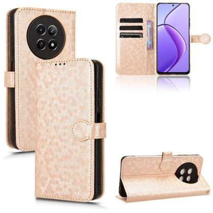 Honeycomb Dot Texture Leather Phone Case, For Realme GT 7 5G Global, For Realme 14x 5G Malaysia / V70, For Realme 14 5G, For Realme 14 Pro Lite / 13 Pro Global, For Realme P3 Pro, For Realme 14 Pro+, For Realme 14 Pro, For Realme C75 4G                ...