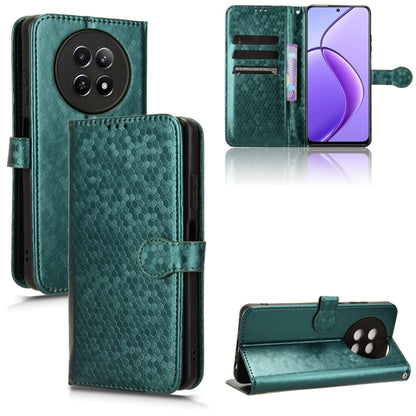 Honeycomb Dot Texture Leather Phone Case, For Realme GT 7 5G Global, For Realme 14x 5G Malaysia / V70, For Realme 14 5G, For Realme 14 Pro Lite / 13 Pro Global, For Realme P3 Pro, For Realme 14 Pro+, For Realme 14 Pro, For Realme C75 4G                ...