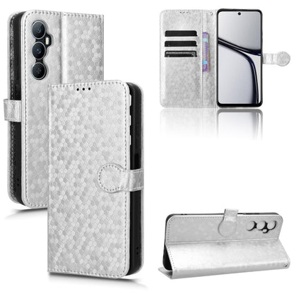 Honeycomb Dot Texture Leather Phone Case, For Realme GT 7 5G Global, For Realme 14x 5G Malaysia / V70, For Realme 14 5G, For Realme 14 Pro Lite / 13 Pro Global, For Realme P3 Pro, For Realme 14 Pro+, For Realme 14 Pro, For Realme C75 4G                ...