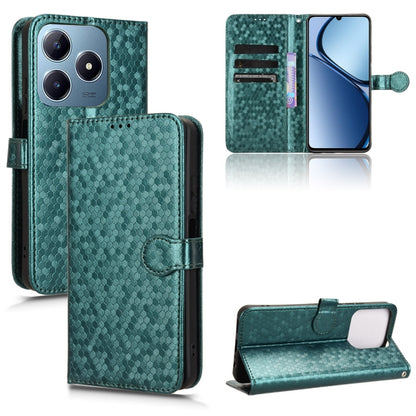 Honeycomb Dot Texture Leather Phone Case, For Realme GT 7 5G Global, For Realme 14x 5G Malaysia / V70, For Realme 14 5G, For Realme 14 Pro Lite / 13 Pro Global, For Realme P3 Pro, For Realme 14 Pro+, For Realme 14 Pro, For Realme C75 4G                ...