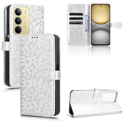 Honeycomb Dot Texture Leather Phone Case, For Realme GT 7 5G Global, For Realme 14x 5G Malaysia / V70, For Realme 14 5G, For Realme 14 Pro Lite / 13 Pro Global, For Realme P3 Pro, For Realme 14 Pro+, For Realme 14 Pro, For Realme C75 4G                ...