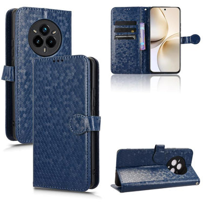 Honeycomb Dot Texture Leather Phone Case, For Realme GT 7 5G Global, For Realme 14x 5G Malaysia / V70, For Realme 14 5G, For Realme 14 Pro Lite / 13 Pro Global, For Realme P3 Pro, For Realme 14 Pro+, For Realme 14 Pro, For Realme C75 4G                ...