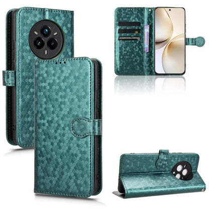 Honeycomb Dot Texture Leather Phone Case, For Realme GT 7 5G Global, For Realme 14x 5G Malaysia / V70, For Realme 14 5G, For Realme 14 Pro Lite / 13 Pro Global, For Realme P3 Pro, For Realme 14 Pro+, For Realme 14 Pro, For Realme C75 4G                ...