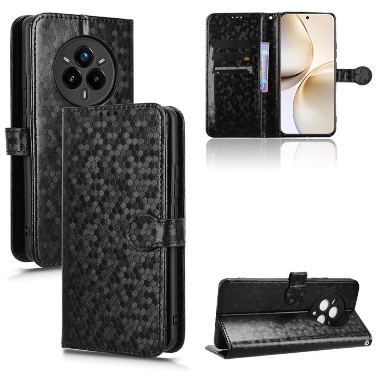 Honeycomb Dot Texture Leather Phone Case, For Realme GT 7 5G Global, For Realme 14x 5G Malaysia / V70, For Realme 14 5G, For Realme 14 Pro Lite / 13 Pro Global, For Realme P3 Pro, For Realme 14 Pro+, For Realme 14 Pro, For Realme C75 4G                ...