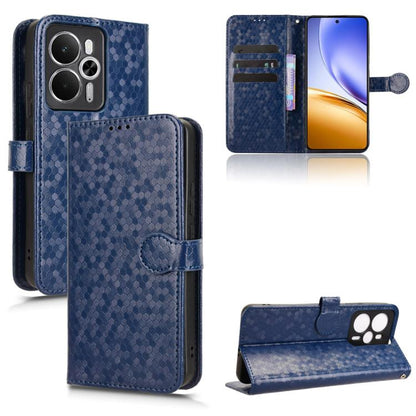 Honeycomb Dot Texture Leather Phone Case, For Realme GT 7 5G Global, For Realme 14x 5G Malaysia / V70, For Realme 14 5G, For Realme 14 Pro Lite / 13 Pro Global, For Realme P3 Pro, For Realme 14 Pro+, For Realme 14 Pro, For Realme C75 4G                ...