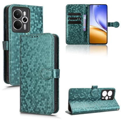 Honeycomb Dot Texture Leather Phone Case, For Realme GT 7 5G Global, For Realme 14x 5G Malaysia / V70, For Realme 14 5G, For Realme 14 Pro Lite / 13 Pro Global, For Realme P3 Pro, For Realme 14 Pro+, For Realme 14 Pro, For Realme C75 4G                ...