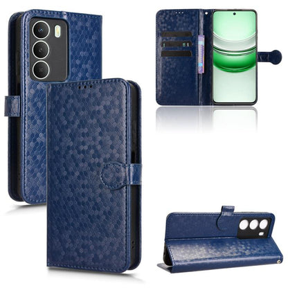 Honeycomb Dot Texture Leather Phone Case, For Realme GT 7 5G Global, For Realme 14x 5G Malaysia / V70, For Realme 14 5G, For Realme 14 Pro Lite / 13 Pro Global, For Realme P3 Pro, For Realme 14 Pro+, For Realme 14 Pro, For Realme C75 4G                ...