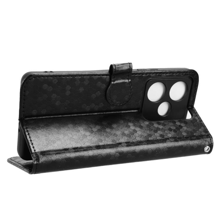 Honeycomb Dot Texture Leather Phone Case, For Realme GT 7 5G Global, For Realme 14x 5G Malaysia / V70, For Realme 14 5G, For Realme 14 Pro Lite / 13 Pro Global, For Realme P3 Pro, For Realme 14 Pro+, For Realme 14 Pro, For Realme C75 4G                ...