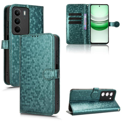 Honeycomb Dot Texture Leather Phone Case, For Realme 16T 5G Global, For Realme C100i 4G / C100x 4G, For Realme C100 4G, For Realme C83 5G / P4 Lite 5G, For Realme P4 Power 5G, For Realme Note 80 4G, For Realme 16 5G Global, For Realme 16 Pro+ 5G Global...