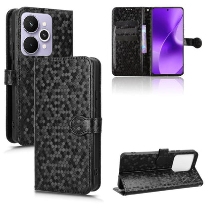 Honeycomb Dot Texture Leather Phone Case, For Realme 16T 5G Global, For Realme C100i 4G / C100x 4G, For Realme C100 4G, For Realme C83 5G / P4 Lite 5G, For Realme P4 Power 5G, For Realme Note 80 4G, For Realme 16 5G Global, For Realme 16 Pro+ 5G Global...