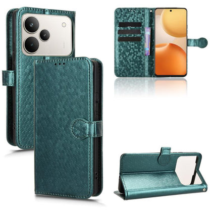 Honeycomb Dot Texture Leather Phone Case, For Realme 16T 5G Global, For Realme C100i 4G / C100x 4G, For Realme C100 4G, For Realme C83 5G / P4 Lite 5G, For Realme P4 Power 5G, For Realme Note 80 4G, For Realme 16 5G Global, For Realme 16 Pro+ 5G Global...