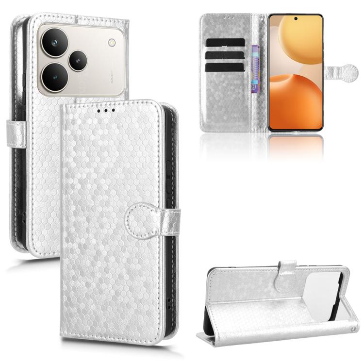 Honeycomb Dot Texture Leather Phone Case, For Realme 16T 5G Global, For Realme C100i 4G / C100x 4G, For Realme C100 4G, For Realme C83 5G / P4 Lite 5G, For Realme P4 Power 5G, For Realme Note 80 4G, For Realme 16 5G Global, For Realme 16 Pro+ 5G Global...