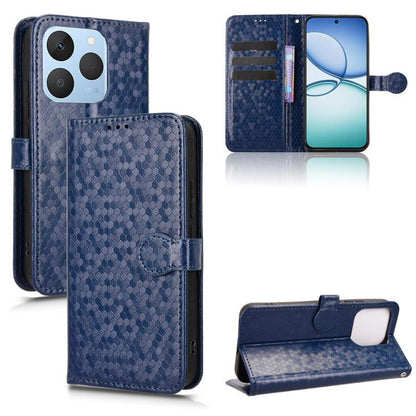 Honeycomb Dot Texture Leather Phone Case, For Realme 16T 5G Global, For Realme C100i 4G / C100x 4G, For Realme C100 4G, For Realme C83 5G / P4 Lite 5G, For Realme P4 Power 5G, For Realme Note 80 4G, For Realme 16 5G Global, For Realme 16 Pro+ 5G Global...