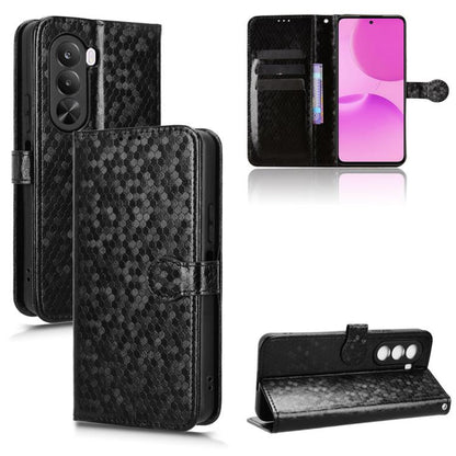 Honeycomb Dot Texture Leather Phone Case, For Realme 16T 5G Global, For Realme C100i 4G / C100x 4G, For Realme C100 4G, For Realme C83 5G / P4 Lite 5G, For Realme P4 Power 5G, For Realme Note 80 4G, For Realme 16 5G Global, For Realme 16 Pro+ 5G Global...