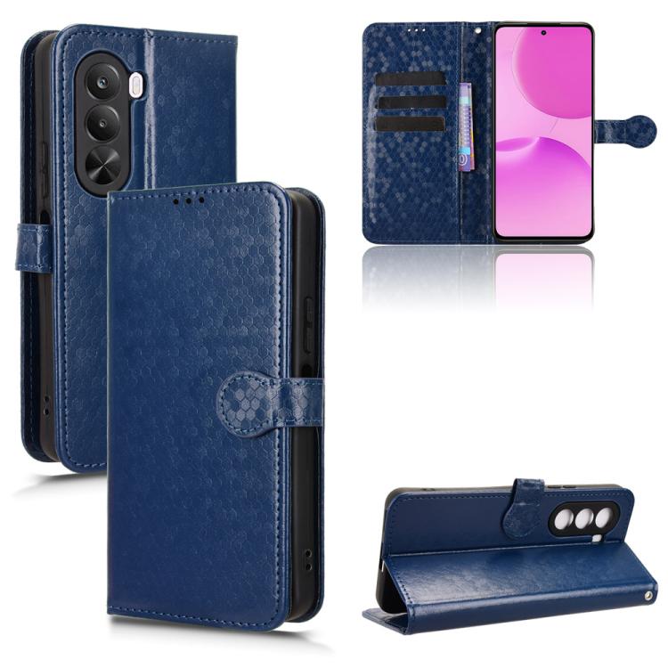 Honeycomb Dot Texture Leather Phone Case, For Realme 16T 5G Global, For Realme C100i 4G / C100x 4G, For Realme C100 4G, For Realme C83 5G / P4 Lite 5G, For Realme P4 Power 5G, For Realme Note 80 4G, For Realme 16 5G Global, For Realme 16 Pro+ 5G Global...