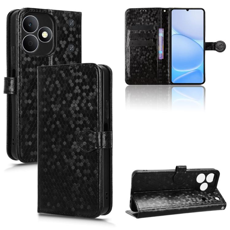 Honeycomb Dot Texture Leather Phone Case, For Realme 16T 5G Global, For Realme C100i 4G / C100x 4G, For Realme C100 4G, For Realme C83 5G / P4 Lite 5G, For Realme P4 Power 5G, For Realme Note 80 4G, For Realme 16 5G Global, For Realme 16 Pro+ 5G Global...