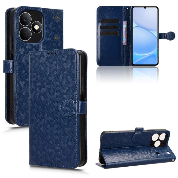Honeycomb Dot Texture Leather Phone Case, For Realme 16T 5G Global, For Realme C100i 4G / C100x 4G, For Realme C100 4G, For Realme C83 5G / P4 Lite 5G, For Realme P4 Power 5G, For Realme Note 80 4G, For Realme 16 5G Global, For Realme 16 Pro+ 5G Global...