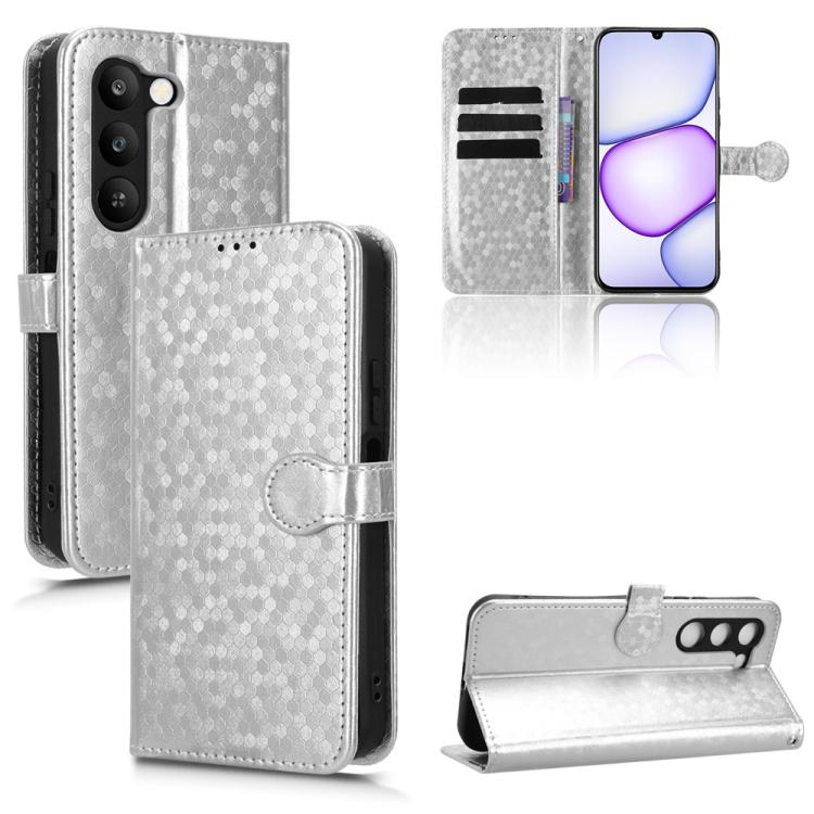 Honeycomb Dot Texture Leather Phone Case, For Realme 16T 5G Global, For Realme C100i 4G / C100x 4G, For Realme C100 4G, For Realme C83 5G / P4 Lite 5G, For Realme P4 Power 5G, For Realme Note 80 4G, For Realme 16 5G Global, For Realme 16 Pro+ 5G Global...