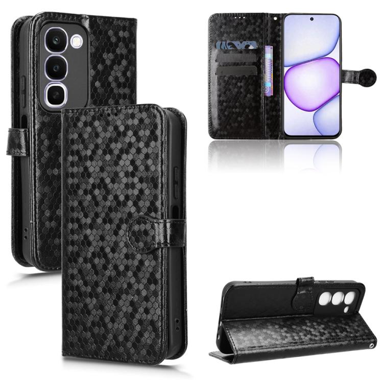 Honeycomb Dot Texture Leather Phone Case, For Realme 16T 5G Global, For Realme C100i 4G / C100x 4G, For Realme C100 4G, For Realme C83 5G / P4 Lite 5G, For Realme P4 Power 5G, For Realme Note 80 4G, For Realme 16 5G Global, For Realme 16 Pro+ 5G Global...