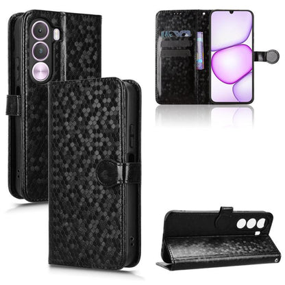 Honeycomb Dot Texture Leather Phone Case, For Realme 16T 5G Global, For Realme C100i 4G / C100x 4G, For Realme C100 4G, For Realme C83 5G / P4 Lite 5G, For Realme P4 Power 5G, For Realme Note 80 4G, For Realme 16 5G Global, For Realme 16 Pro+ 5G Global...