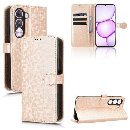 Honeycomb Dot Texture Leather Phone Case, For Realme 16T 5G Global, For Realme C100i 4G / C100x 4G, For Realme C100 4G, For Realme C83 5G / P4 Lite 5G, For Realme P4 Power 5G, For Realme Note 80 4G, For Realme 16 5G Global, For Realme 16 Pro+ 5G Global...