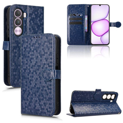 Honeycomb Dot Texture Leather Phone Case, For Realme 16T 5G Global, For Realme C100i 4G / C100x 4G, For Realme C100 4G, For Realme C83 5G / P4 Lite 5G, For Realme P4 Power 5G, For Realme Note 80 4G, For Realme 16 5G Global, For Realme 16 Pro+ 5G Global...