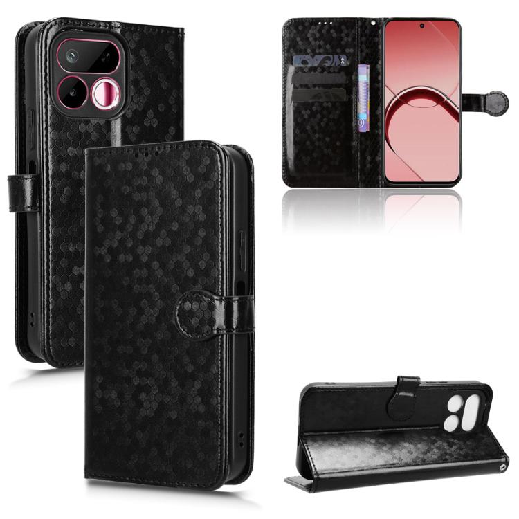 Honeycomb Dot Texture Leather Phone Case, For Realme 16T 5G Global, For Realme C100i 4G / C100x 4G, For Realme C100 4G, For Realme C83 5G / P4 Lite 5G, For Realme P4 Power 5G, For Realme Note 80 4G, For Realme 16 5G Global, For Realme 16 Pro+ 5G Global...