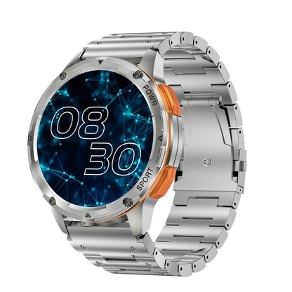 AK59 1.43 inch AMLOED Round Screen Steel Strap Smart Watch