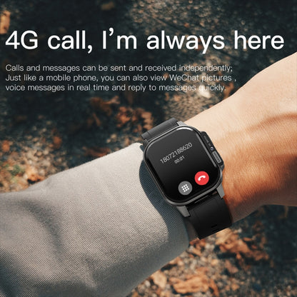 DM62 2.13 inch AMOLED Square Screen Smart Watch Android 8.1, 2GB+16GB