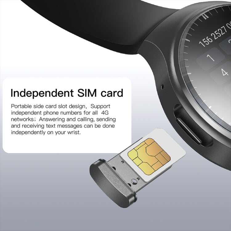 LEMFO DM80 1.43 inch AMOLED Round Screen Smart Watch Android 8.1, 2GB+16GB