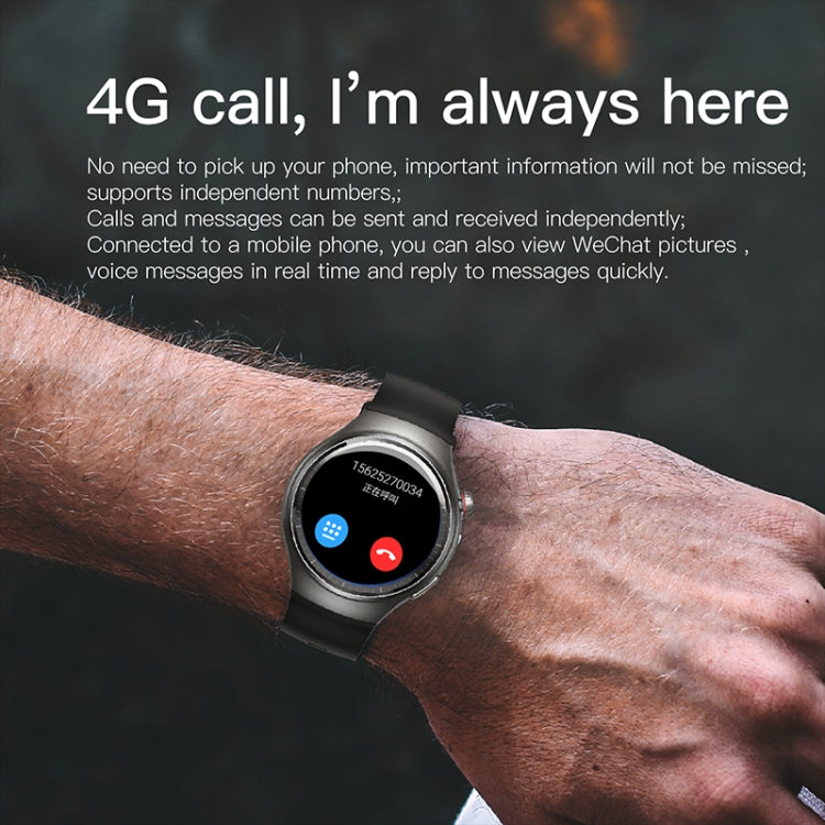 LEMFO DM80 1.43 inch AMOLED Round Screen Smart Watch Android 8.1, 2GB+16GB