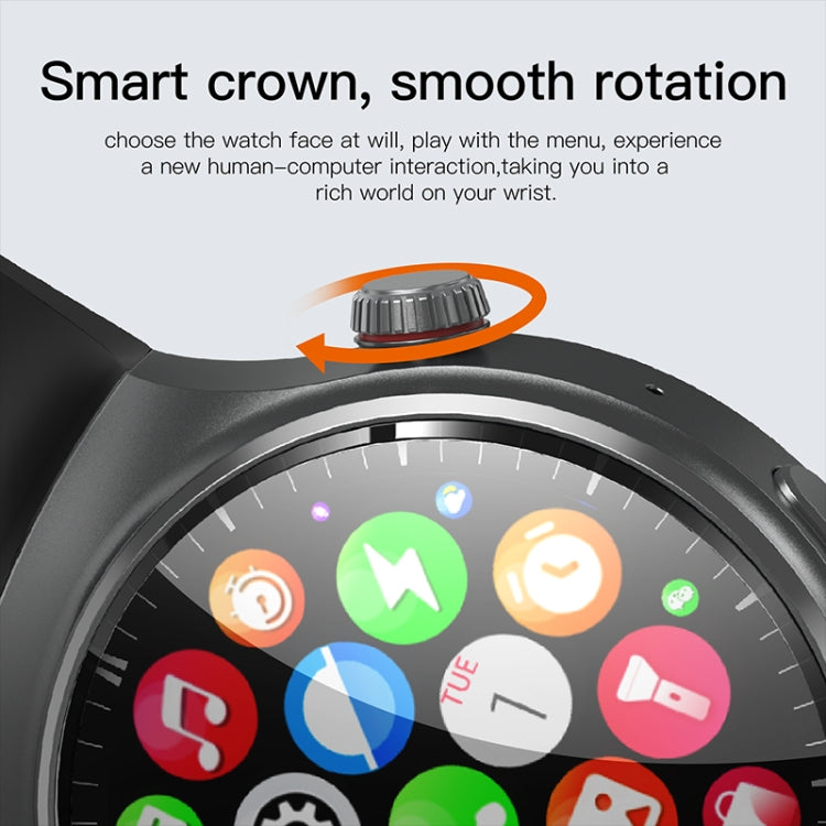 LEMFO DM80 1.43 inch AMOLED Round Screen Smart Watch Android 8.1, 2GB+16GB
