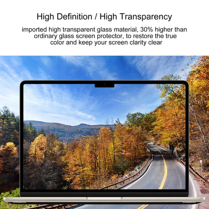 0.26mm 9H Surface Hardness Explosion-proof Tempered Glass Film, For Macbook Air 15.3 2023/2024/2025/M5 2026, For MacBook Neo 13 inch 2026 A18 Pro A3404, For Macbook Air 13.6 2023/2024/2025