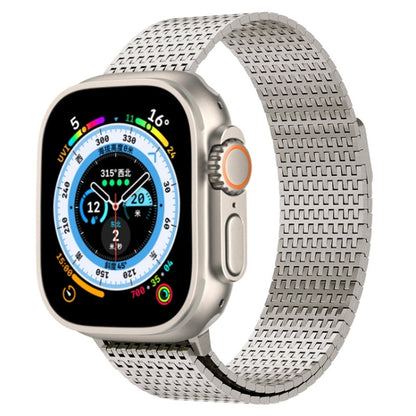 Milanese Loop Magnetic Clasp Stainless Steel Watch Band, For Apple Watch SE 2023 44mm, For Apple Watch SE 2023 40mm, For Apple Watch Ultra 2 49mm, For Apple Watch Series 9 45mm, For Apple Watch Series 9 41mm, For Apple Watch Ultra 49mm                 ...