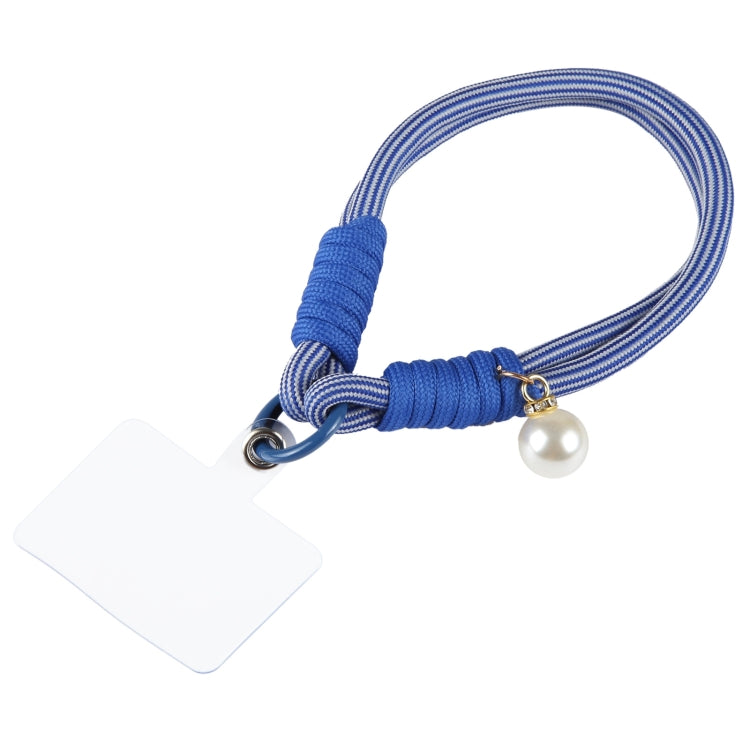 Dopamine Color Pearl Round Twist Rope Short Lanyard