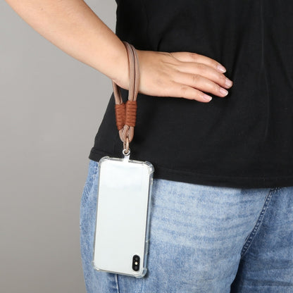 Dopamine Color Pearl Round Twist Rope Short Lanyard