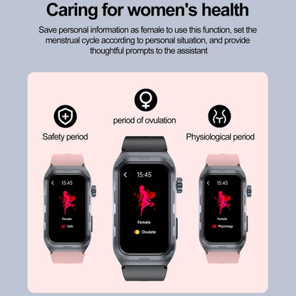 TK79 1.47 inch IP68 Waterproof Smart Watch, Support ECG / Blood Glucose / Blood Oxygen Monitoring / Uric Acid