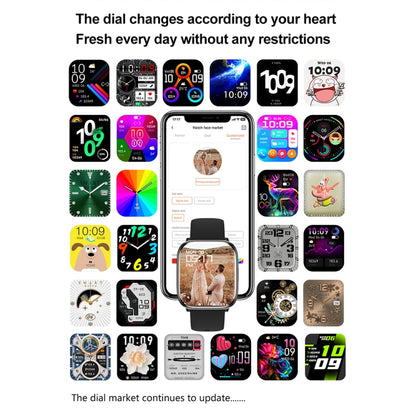 HD12 1.75 inch IP68 Waterproof Smart Watch, Support Blood Oxygen Monitoring