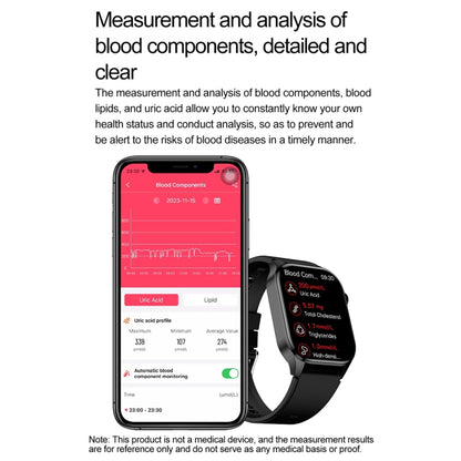 T98 2.04 inch IP68 Waterproof Bluetooth Call Smart Watch, Support Blood Oxygen Monitoring