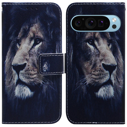 Coloured Drawing Flip Leather Phone Case, For Google Pixel 10a, For Google Pixel 9a, For Google Pixel 9 Pro, For Google Pixel 9, For Google Pixel 8a