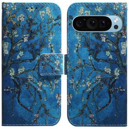 Coloured Drawing Flip Leather Phone Case, For Google Pixel 10a, For Google Pixel 9a, For Google Pixel 9 Pro, For Google Pixel 9, For Google Pixel 8a