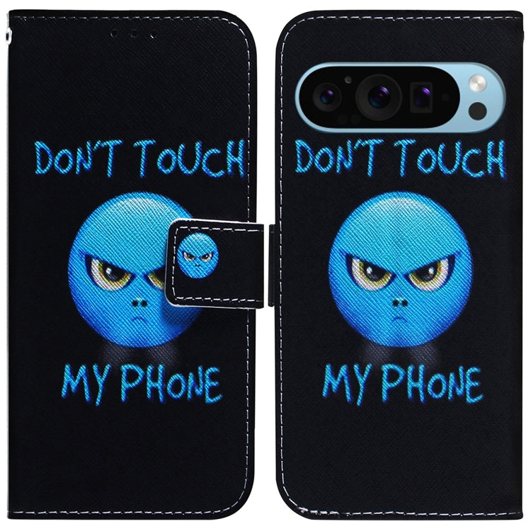 Coloured Drawing Flip Leather Phone Case, For Google Pixel 10a, For Google Pixel 9a, For Google Pixel 9 Pro, For Google Pixel 9, For Google Pixel 8a